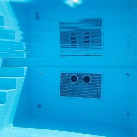 Aufnahme im Pool