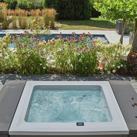 Jacuzzi vom nahen